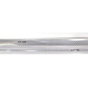 Safe Way Traction 2" x 12" Strips of 3M Diamond Grade Conspicuity Solid White Reflective Safety Tape 983-10 Package of 10