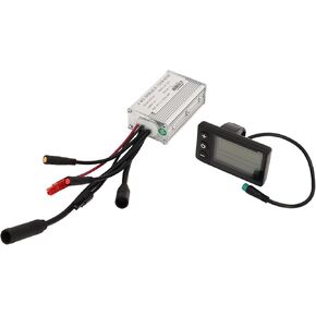 Tyenaza Brushless Motor Controller, 15A 36V 48V 15A 250W 350W Electric Motor Controller with S866 Waterproof Display Lithium Battery Conversion Kit for DIY Electric Scooter