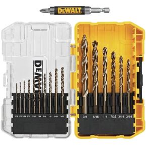 DEWALT 16 Pc. Pilot Point Drill Bit Set (DW1170 Z)