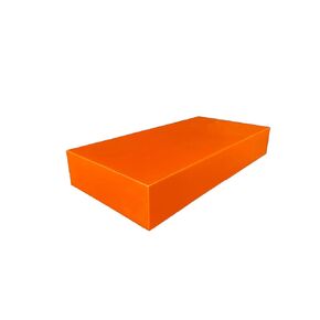 Acrylonitrile Butadiene Styrene (ABS) Plastic Block, 2" x 4" x 6" - for Machining, Home Improvements, Prototypes, DIY Projects, Engineering