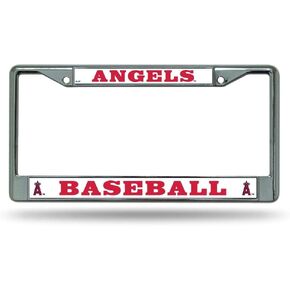 Los Angeles Angels MLB Chrome Metal License Plate Frame