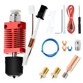Ender 3 Hotend All-Metal Upgrade: 24V 60W CHC Hotend Ceramic Heating Core Compatible with Ender-3 V2/ 3 Pro/Max/ 5 Pro/Plus/ 6 / CR-10 Hot end Kit Replacment
