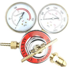 Welding Gas Welder Acetylene Regulator CGA 510 Inlet 0-400 PSI Outlet 0-30 PSI