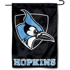 College Flags & Banners Co. Johns Hopkins Blue Jays Black Garden Flag