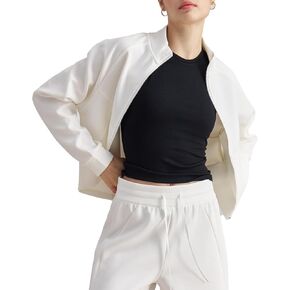 altiland Women's Full Zip Workout Running Yoga Scuba Jackets and Pants Set 2 Pieces Casual Outfit