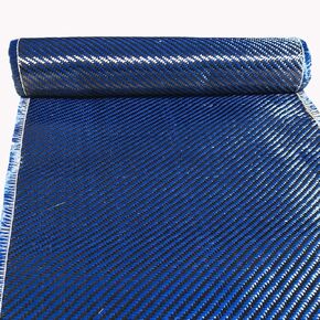 12" x 10 FT - Kevlar FABRIC-2x2 Twill WEAVE-3K/240g (Blue) in Saudi Arabia
