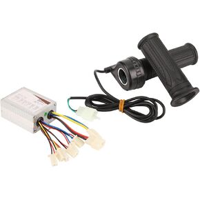 VGEBY Electric Controller Kit, Brushed Controller Long Line Throttle Handle Grip Set for Electric Tricycles, VGEBYm8eyqgotgu