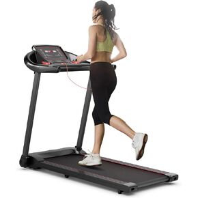 Goplus 2.25HP Folding Treadmill, Portable Electric Superfit Treadmill W/APP Control, 12 Preset Programs, Blue Tooth Speaker, LED Display, Walking Running Machine for Home Office