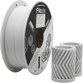PETG Matte Rapid Filament 1.75mm,Max 500mm/s High Speed Printing, Compatible with Bambu LAB,Creality K1C,QIDI MAX3, FLASHFORGE Adventurer 5M, Prusa MK4 FDM 3D Printer,1KG,White