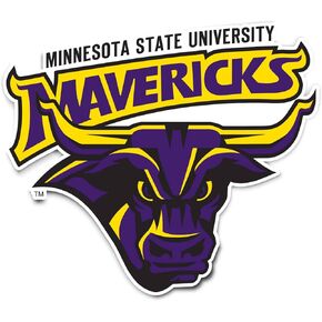 Desert Cactus Minnesota State University Sticker Mankato MNSU Mavericks Vinyl Decal Laptop Water Bottle Car Scrapbook (IND 00001)