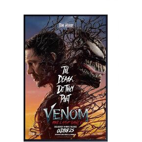 ملصق فيلم Venom: The Last Dance رقم 1 - ملصق غير لامع هدية بدون إطار مقاس 15 × 22.8 بوصة (38 سم × 58 سم)، بدون إطار