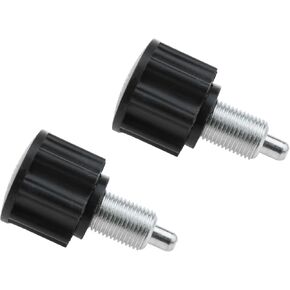 M16 Pop Pull Pin Knob Pull Pin Spring Knob for Exercise Equipment Bicycle Equipment Exercise Bike Replacement Parts Black 2PCS
