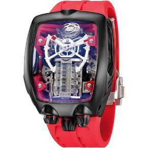 FEICE Watches for Men Automatic Skeleton Watch Waterproof Sapphire Crystal Japanese Movement Supercar Wristwatch Anti Shock Business Tourbillon FM666