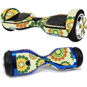 MightySkins Carbon Fiber Skin for Ultra Hoverboard - in Bloom | Protective, Durable Textured Carbon Fiber Finish | Easy to Apply, Remove, and Change Styles | Made in The USA
