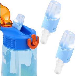 2pcs Bite Valve Replacement for Zak Designs Water Bottle, Water Bottle Mouthpiece BPA Free Silicone Spout Replacement Lid for 15/15.5/16/19/25/27oz
