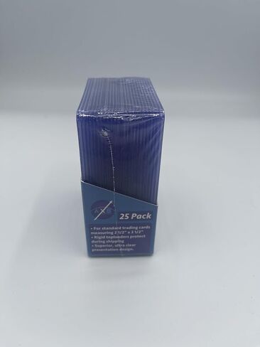 UV Resistant 3 '' X 4 '' Clear Toploader 25ct للبيسبول وكرة القدم وكرة السلة والبوكيمون و TCGs القابلة للتحصيل. in Saudi Arabia
