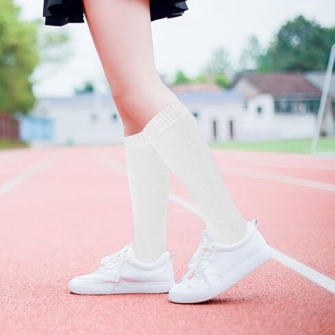 5 Pairs Knee Warm High Socks for Women Cotton Winter Sock in Kuwait