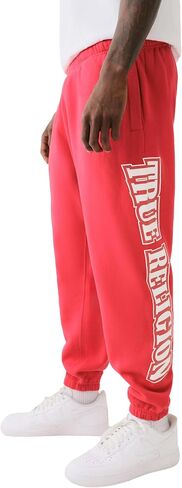 بنطال رياضي RAW Exaggerated ICON للرجال من True Religion، لون أحمر TR-V in Kuwait