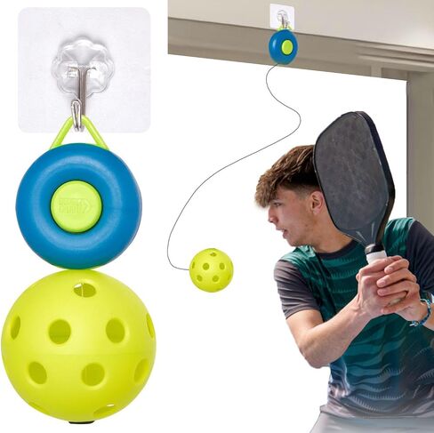Pickleball Trainer, Continuous Rebound for Pickleball Training and Practice - Enhance Reaction Time & Hand-Eye Coordination | Gift for All Ages and Skill Levels (Paddle Not Included) in Saudi Arabia