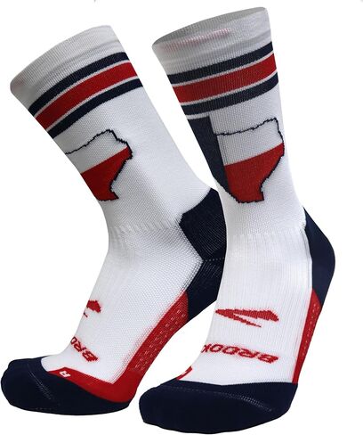 Brooks Ghost Crew Socks I Performance Running Cushioned Socks مع دعم القوس للرجال والنساء in Saudi Arabia