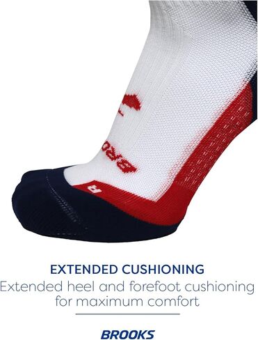 Brooks Ghost Crew Socks I Performance Running Cushioned Socks مع دعم القوس للرجال والنساء in Saudi Arabia