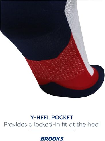Brooks Ghost Crew Socks I Performance Running Cushioned Socks مع دعم القوس للرجال والنساء in Saudi Arabia