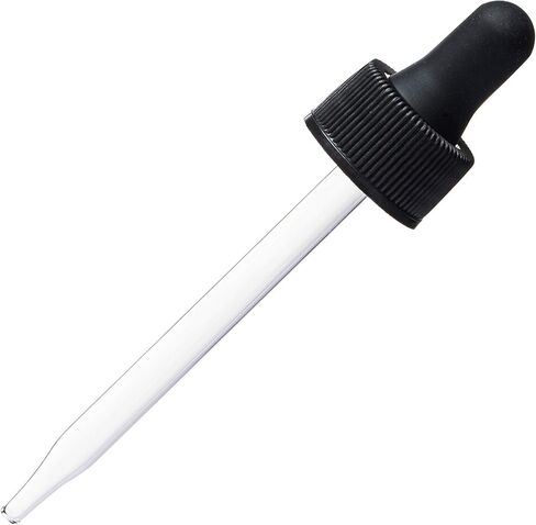 60ml (2oz) Clear Boston Round Bottle with Glass Eye Dropper, Pack of 6 in Saudi Arabia