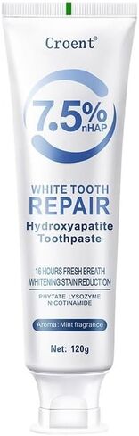 2 Pcs Hydroxyapatite Toothpastes,for Enamel Protection Soothing Sensitive Teeth Natural Mint Fresh Breath Fluoride-Free Toothpastes. in Saudi Arabia