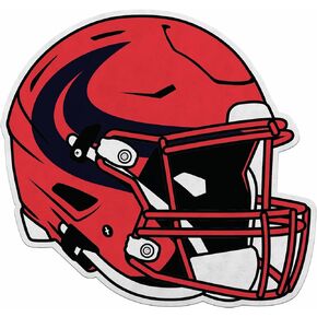 Rico Industries NFL Football Houston Texans 3D Helmet Shape Cut Pennant - Home and Living Room Décor - Soft Felt EZ to Hang
