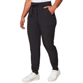 Mondetta Ladies' Active Pant with Ruching (S, Black)