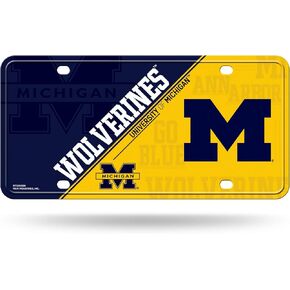 Rico Industries NCAA Unisex Metal License Plate Tag