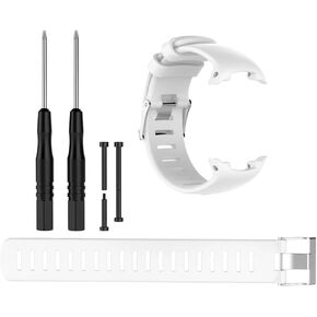 Watch Strap for Suunto D4 / D4i, Classic Replacement Soft Wristband for Suunto D4 / D4i Novo Watch, Fits 5.7 inches-8.6 inches (145mm-220mm) Wrist