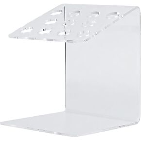 Composite Syringe Organizer, Clear Acrylic Syringe Holder, 11-hole Resin Organizer, Space-Saving and Sturdy Resin Placement Rack