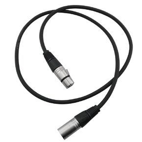 DGZZI XLR Audio Plug Connection Cable 3-Core Male to Female Cable (1 Meter Length) Mixing Console Capacitor Microphone Cable Balanced Microphone Cable Card Agricultural Lighting Cable