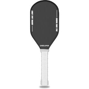 Pickleball Training Paddle, Sweet Spot Pickleball Trainer, T700 Raw Carbon Fiber with Frosted Surface, 16mm Core Mini Pickleball Practice Paddle, Extra Long Handle for Shot, Swing Training