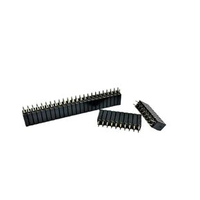 Exclusive! 2.54mm 1x42pin/2x42pin Gold-Plated Hand Breakaway Female Pin Header Strip (Double Row x 42 pin*5 pcs)
