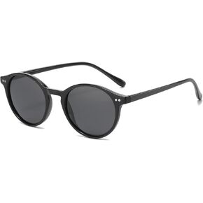 YAMEIZE Polarized Classic Round Sunglasses - Vintage Shades Circle Frame for Women Men Outdoor