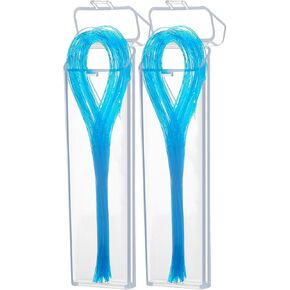 JMU 500 Count Floss Threaders, Deep Clean Floss Threaders for Braces, Bridges, Implants, 50 Count (Pack of 10)