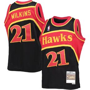Dominique Wilkins Atlanta Hawks Black Youth 8-20 Hardwood Classic Soul Swingman Player Jersey