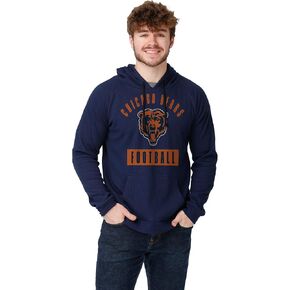 FOCO Men's NFL Team Logo Color Waffle Hoodie Fashion Top