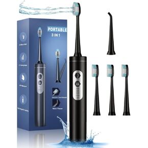 Laxon Water Floss Electric Toothbrush, Four-Mode Three-in-one Dental Cleaning Set, More Functions, Better Protection of Teeth