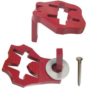 T-Post Gate Hinge Pins - Heavy Duty Gate Hanger, Hang a gate of Any Farm or Garden from a Metal T Post, Steel Gate Hinges Target Hanger, Easy to Install