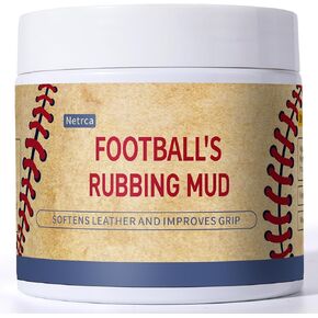 Football Mud for Enhanced Grip & Darkening Leather, Reduces Shine on New Balls, Football Rubbing Mud Original Formula for Leather & Synthetic Game Balls