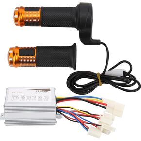 36V 500W Motor Brushed Speed Controller with Throttle Grip for Electric Electric Tricycle Electric Modification Accessories