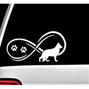H1001 Infinity German Shepherd © Dog Decal Sticker