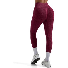 OMKAGI Butt Lifting Workout Leggings for Women Tummy Control Seamless Yoga Pants