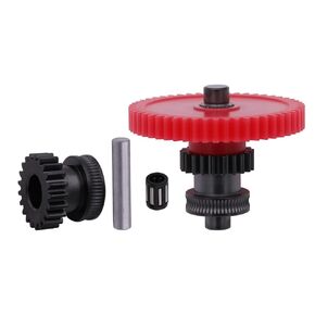 Hardened Steel Extruder Gear Kit for Neptune 4 Series, 3D Printer DLC Nano Coating Hardened Steel Extruder Dual Gear and POM Gear Kit for Elegoo Neptune 4/Pro/Plus/Max