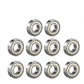 DEEG 10 Pcs 6002ZZ Double Metal Seal Bearings 15x32x9mm, Pre-Lubricated and Stable Performance and Cost Effective, Deep Groove Ball Bearings.…