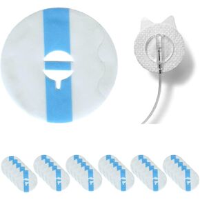 30pk Overpatches for Sure-T, TruSteel, Contact Detach - 90-Degree Steel Infusion Sets - Waterproof, Transparent, Breathable, Long Lasting