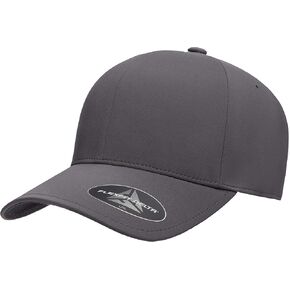 Flexfit Mens Delta Seamless Baseball Cap, Dark Grey, Large-X-Large US
